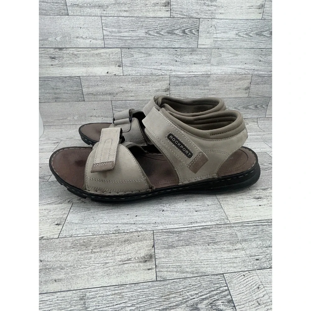 Rockport TruTech Mens Sandals‎ Size 13 Adjustable Straps Comfort Walking Shoes